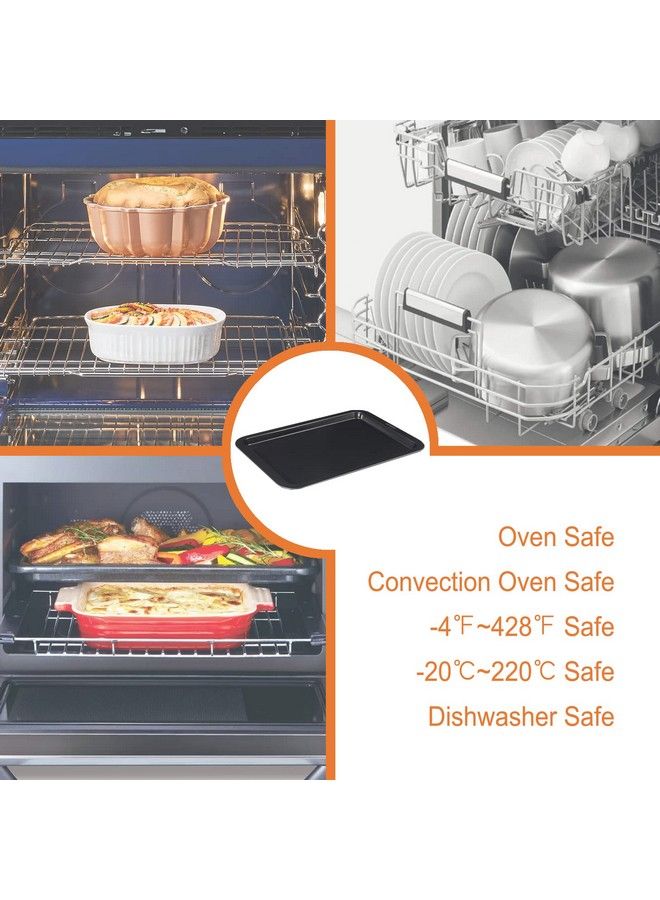 chefmade Baking Sheet Pan Nonstick 13Inch Rimmed Cookie Sheet Pan Bakeware 9.3" X 13.4" X 0.7" - Image 5