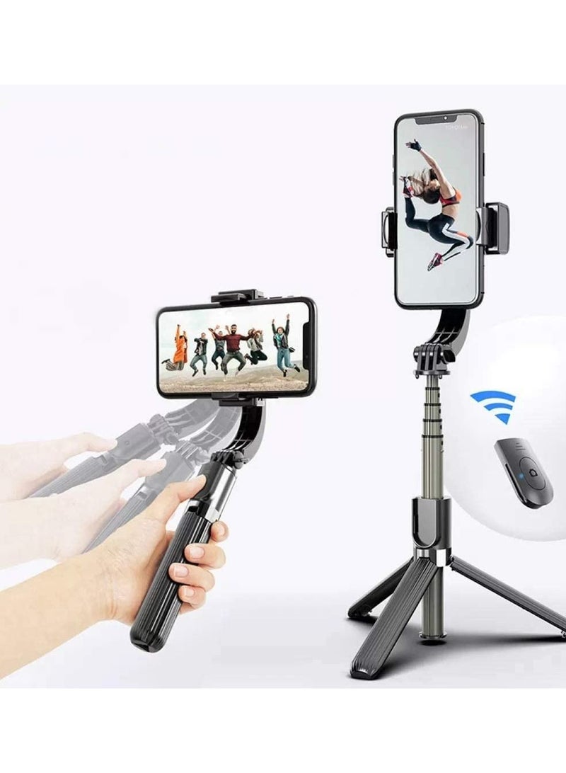 Gimbal Stabilizer for Smartphone L08 Handheld Gimbal with 360°Auto Balance Ant Shake Remote Wireless Bluetooth Selfie Stick Pan-tilt Tripod  - Image 1