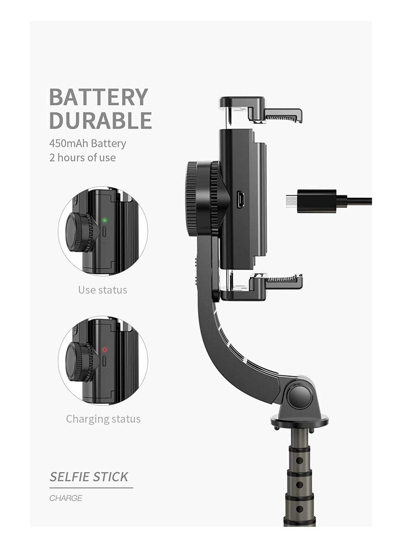 Gimbal Stabilizer for Smartphone L08 Handheld Gimbal with 360°Auto Balance Ant Shake Remote Wireless Bluetooth Selfie Stick Pan-tilt Tripod  - Image 4