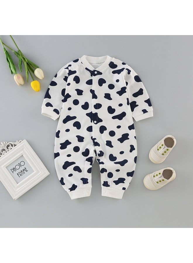 Baby Clothes Baby Spring And Autumn Long Sleeve Jumpsuit Newborn 0-3 Years Old Men's Treasure Women's Treasure Pure Cotton Hassel Climbing Wear