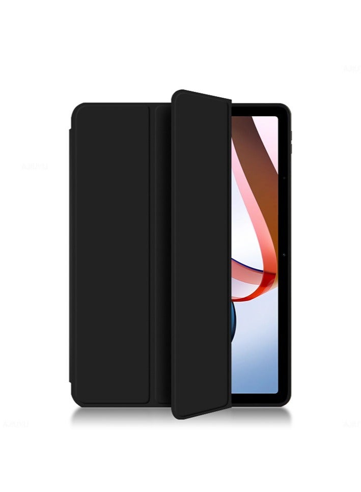 HEXABEX Redmi Pad SE 11" Case Cover, Folio Flip Stand Tablet Cover for Redmi Pad SE 11Inch Case TPU Soft Shell Sleep Wake Up Black  - Image 1
