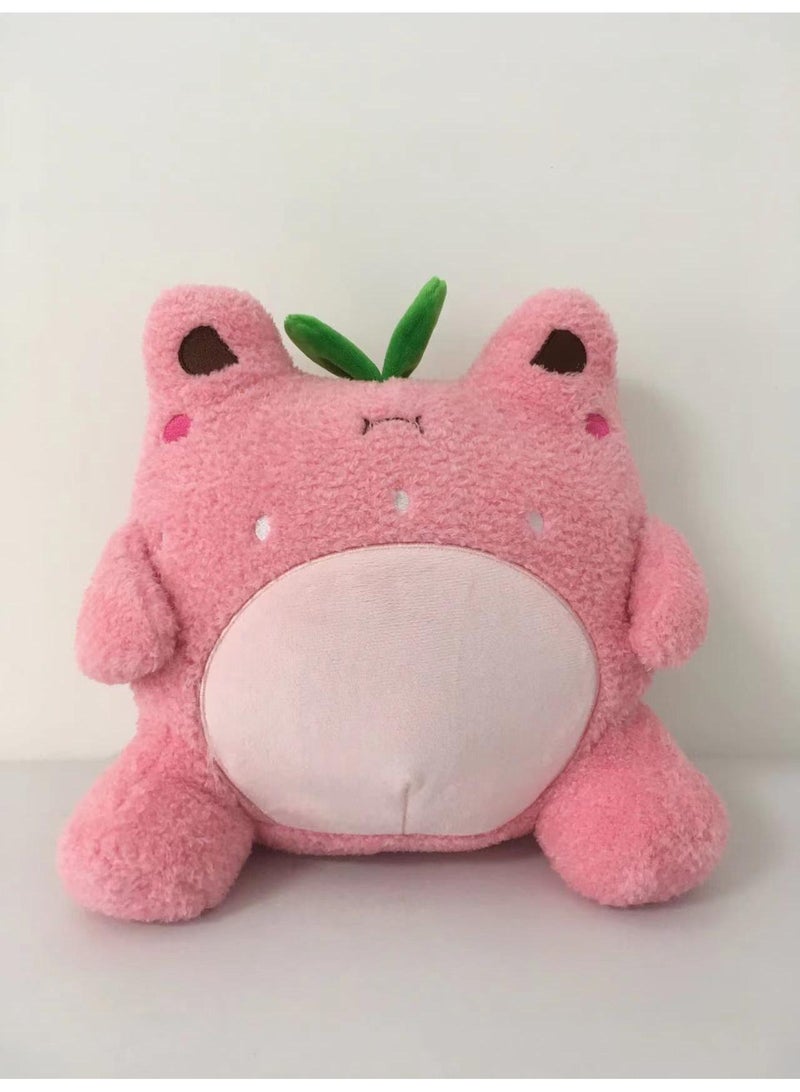Y&D Cuddle Barn Frog Plush Toy Super Soft Kawaii Froggie Collectible Stuffed Animal Plush Toy Strawberry Frog 25Cm - Image 3