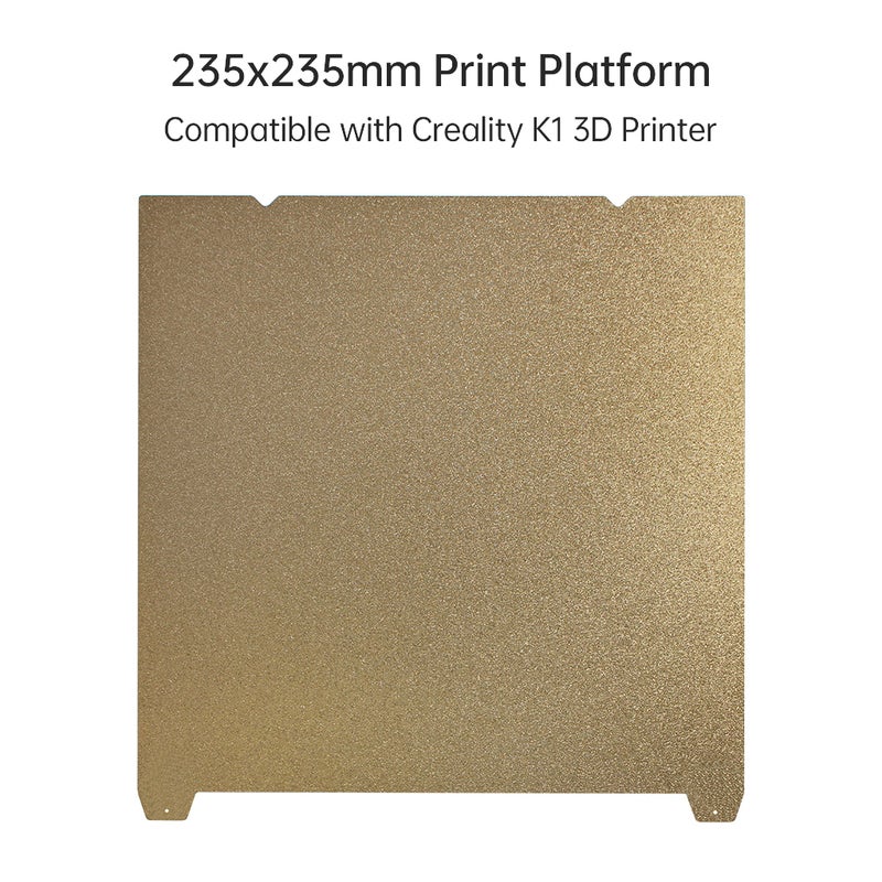 3D PEI Sheet Print Bed Flexible Removable Spring Steel Build Surface 235x235mm Compatible with Creality K1 3D Priners - Image 5