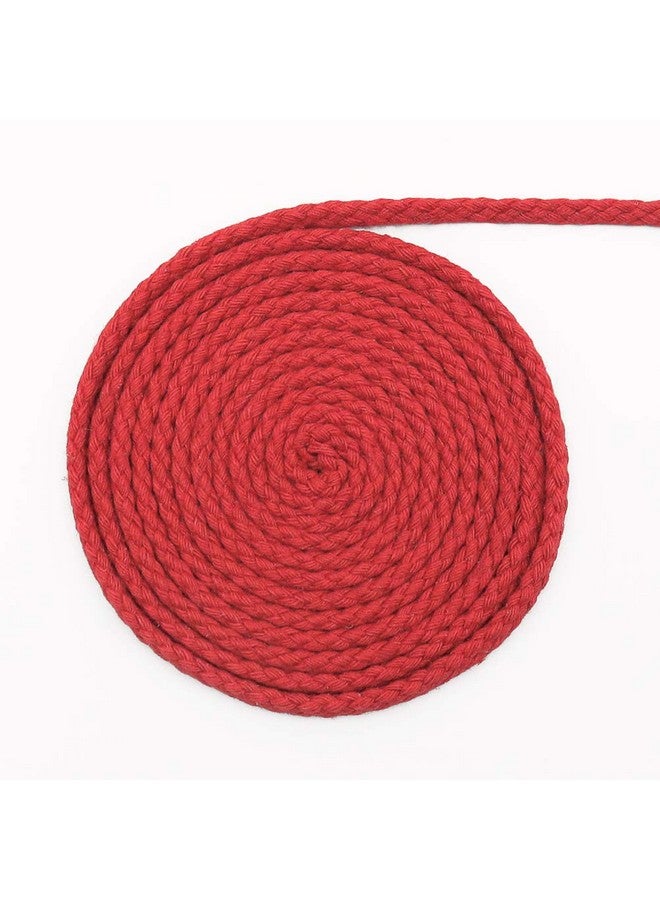 Tenn Well Braided Cotton Cord 165 Feet 5Mm Wide Cotton Macrame Rope For Plant Hangers Wall Hangings Diy Crafts (Red) - Image 4
