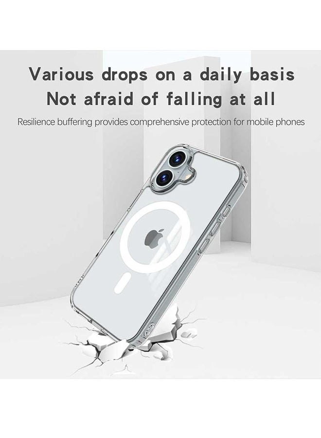 Mlbose iPhone 16 Plus Case Clear Compatible with Magsafe Anti Yellowing Grade Protection Shockproof Slim Phone Case for iPhone 16 Plus 6.7 inch - Image 3