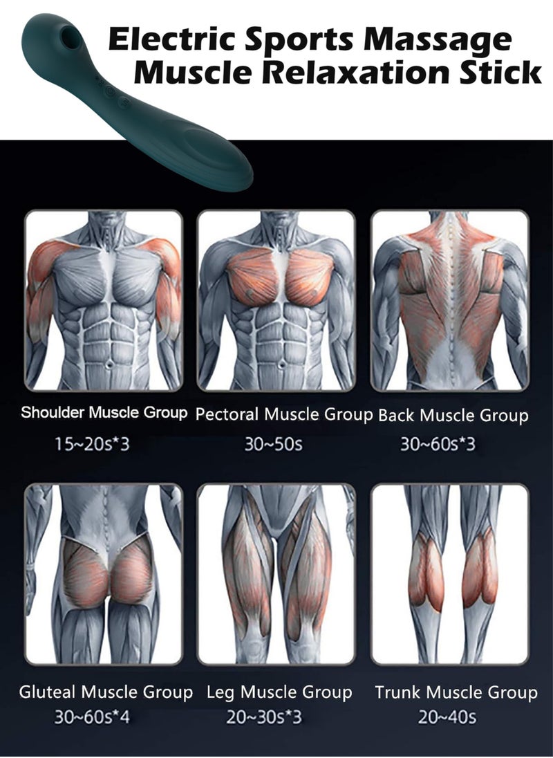 Generic Electric Sports Massage Relaxation Accessories Electric Waterproof Multifunctional Muscle Relaxing Massage Stick 12 Adjustable Gears Vibration  - Image 3