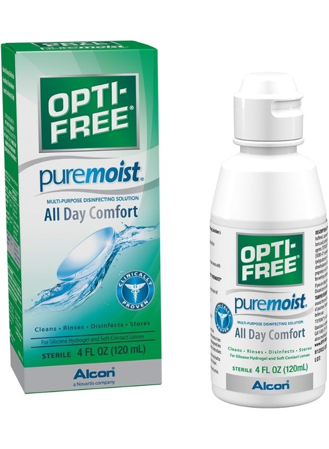 Opti-Free ALCON Opti-free Puremoist Multi-Purpose Disinfecting Solution, 4 Oz - Image 1