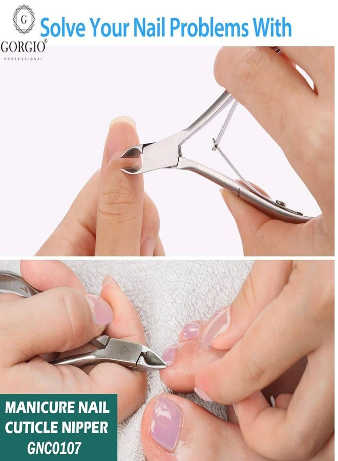 Gorgio Professional Stainless Steel Cuticle Nipper for Manicure & Pedicure | Precise Trimming for Neat Nails - Image 5