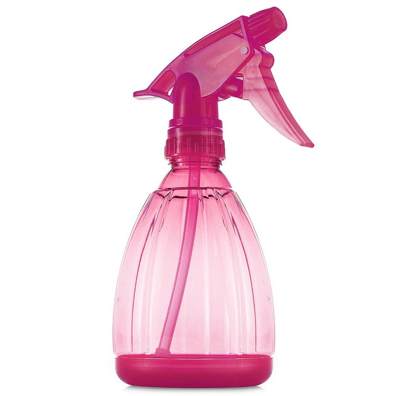 DilaBee Pink Spray Bottle 1Pack 12 Oz Plastic Spray Bottles for Cleaning Hair Plants Cooking BBQ Water Sprayer for Plants Bleach Sprayer Plastic Squirt Bottles for Cat Dog BPAFree