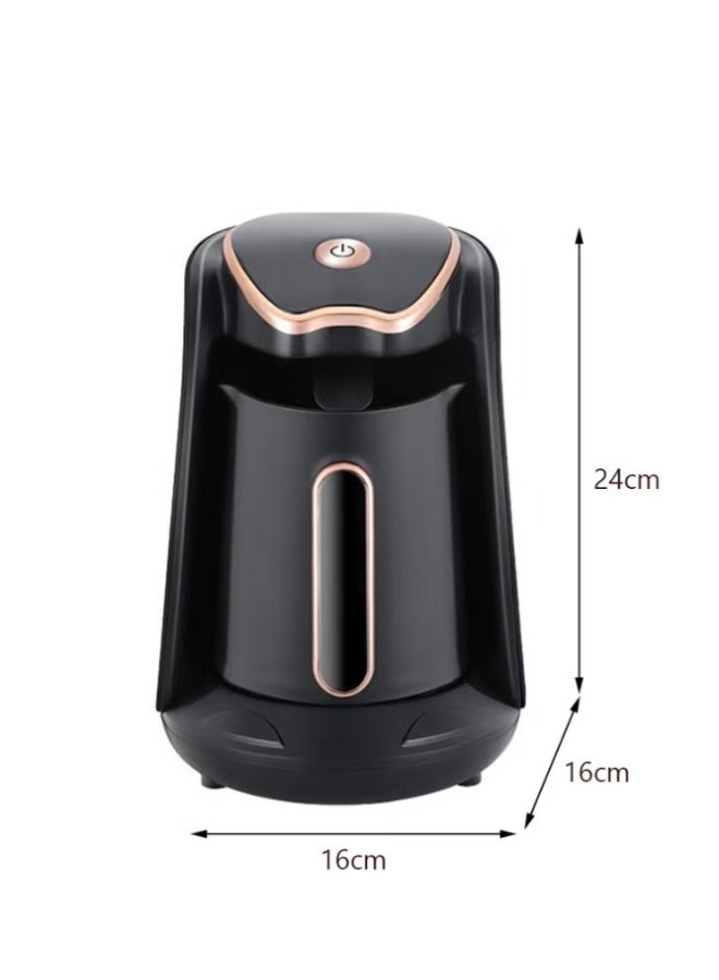 صانع القهوة التركية ، وعاء القهوة الكهربائية ، آلة صنع القهوة 3-5 أكواب 250 مل ، 600 واط ، تشغيل بضغطة زر واحدة، سهل التنظيف - Image 4