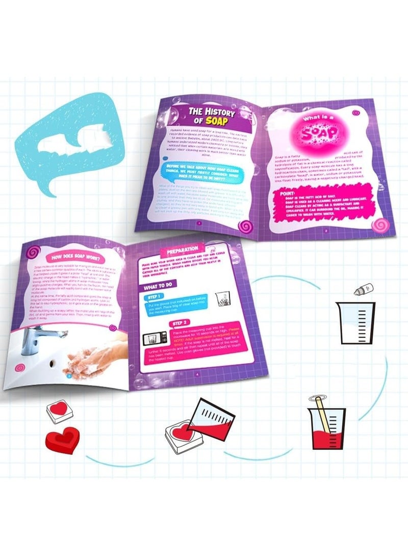 كتيكيوت مجموعة صنع الصابون للأطفال من DIY، مجموعة هدايا تعليمية وحرفية إبداعية في مجالات العلوم والتكنولوجيا والهندسة والرياضيات للأولاد والبنات - Image 3
