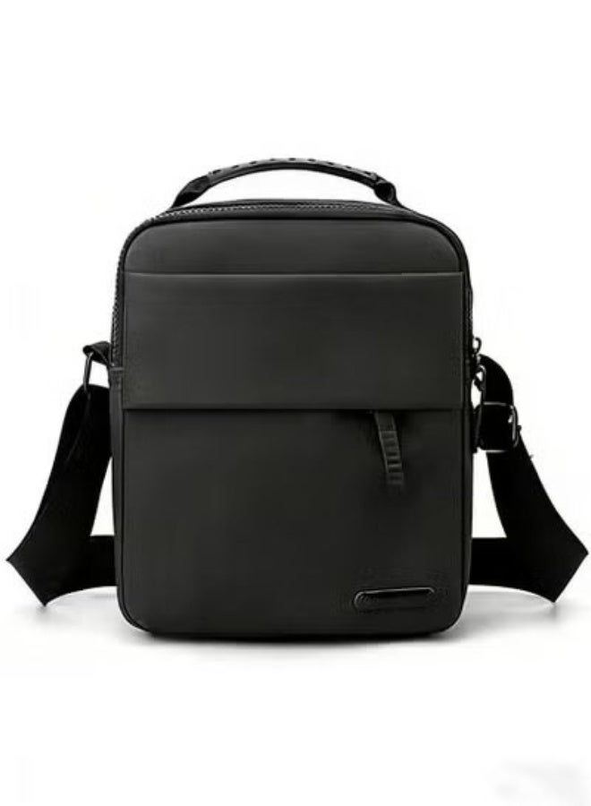 Bukela Sling Bag Crossbody Bag for Men Small Shoulder Bag for Men Chest side Bag Casual Daypack for Business Travel Cycling (Black) - Image 1