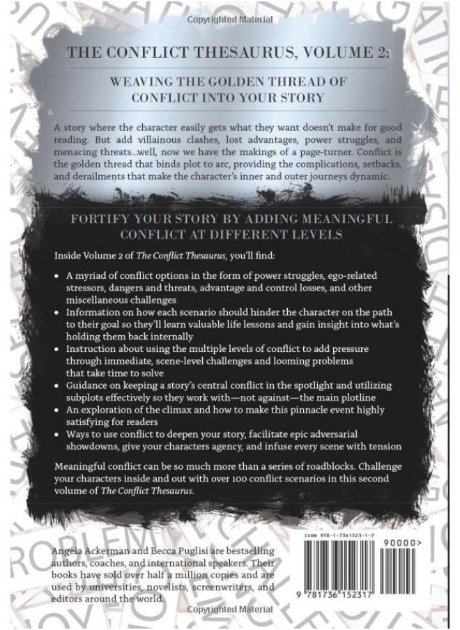 The Conflict Thesaurus: A Writer's Guide to Obstacles, Adversaries, and Inner Struggles (Volume 2)  - Image 2