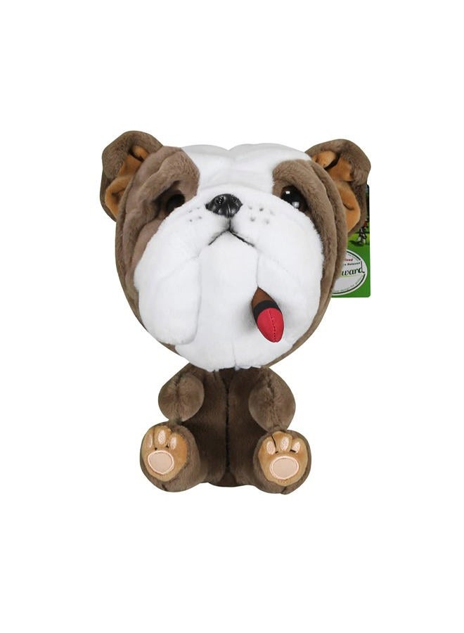 Scott Edward Funny Animal Head Golf Covers(Driver, Smoking Bulldog) - Image 2