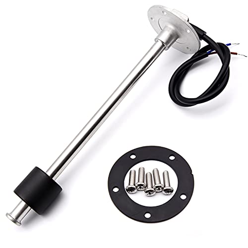 ARTILAURA 0-190 ohm Fuel Sending Unit 12"(300mm) Stainless Steel Water Fuel Gas Tank Level Sender for Boat Marine AUTO Car Truck Vehicle - Image 1