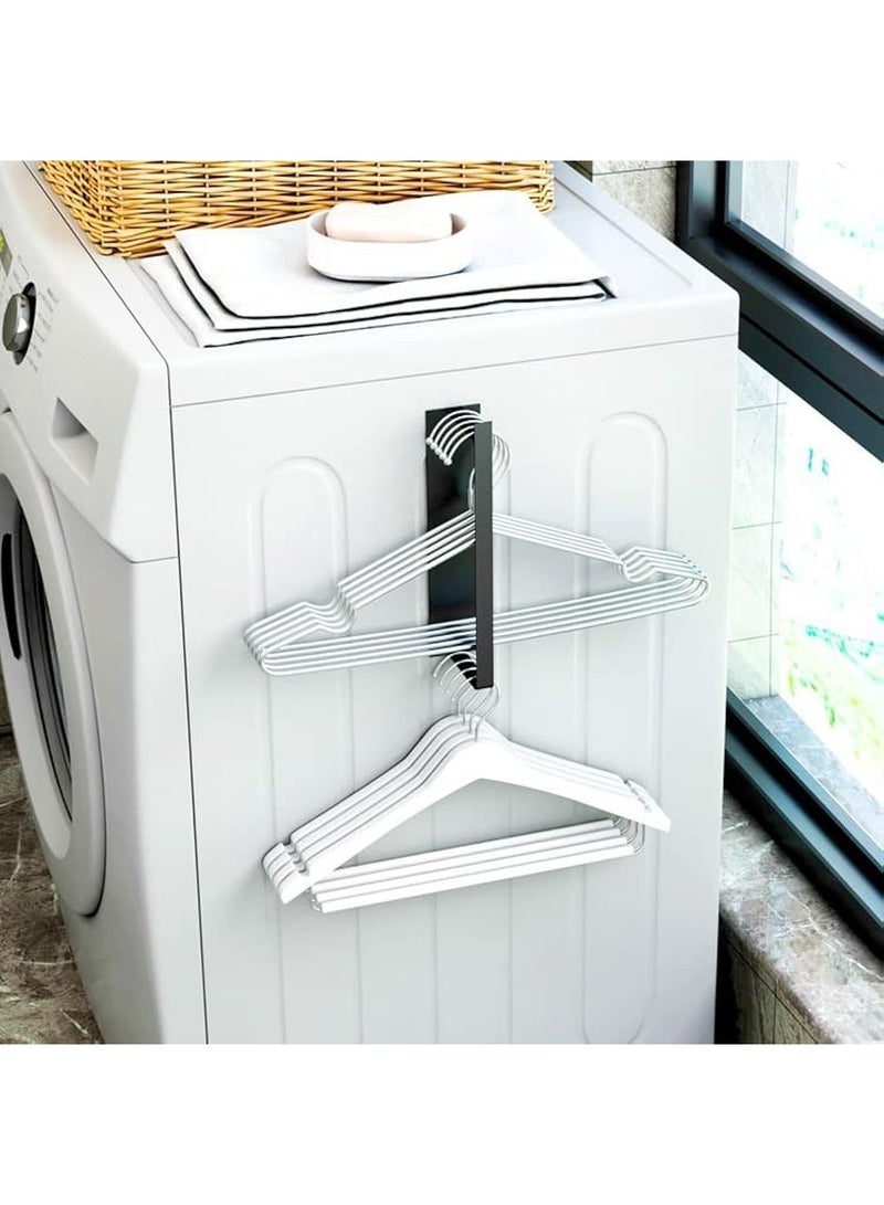 ممون منظم شماعات مغناطيسي لغسالة الملابس والخزانة وغرفة الغسيل، رف تخزين الشماعات - Image 1