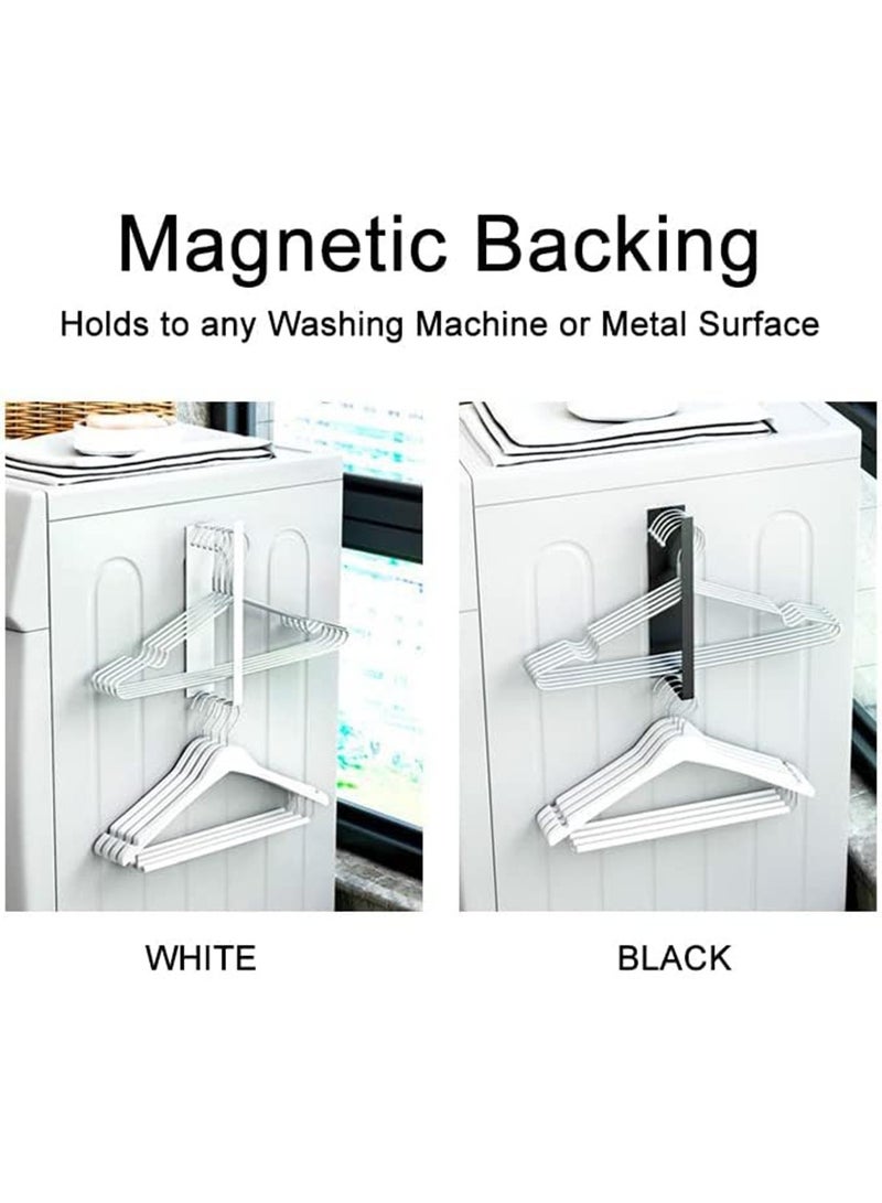 ممون منظم شماعات مغناطيسي لغسالة الملابس والخزانة وغرفة الغسيل، رف تخزين الشماعات - Image 2