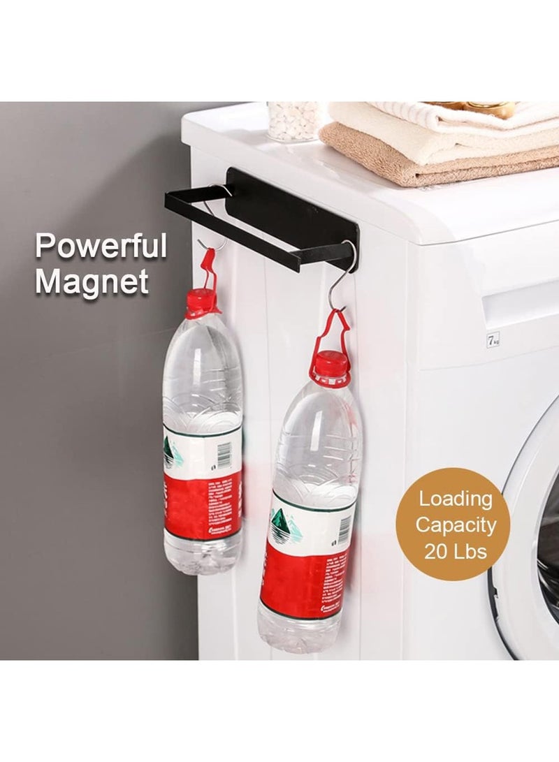 ممون منظم شماعات مغناطيسي لغسالة الملابس والخزانة وغرفة الغسيل، رف تخزين الشماعات - Image 5