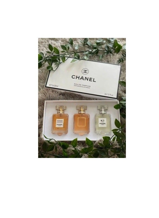 Chanel perfume set 3 x 30 ml