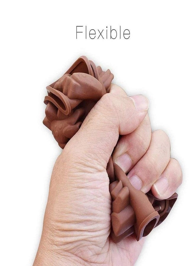 Stewit قالب شوكولاتة سيليكون من ستيويت®، على شكل قلب | قالب بـ 15 تجويفًا، قابل لإعادة الاستخدام | بني (قالب على شكل قلب) - Image 3