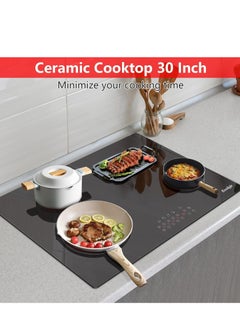 FIPKA Cookware Built-in 2 Burner Infrared Induction Cooker 2000w+1000w High power Suitable for all Pans 37624  - Image 4