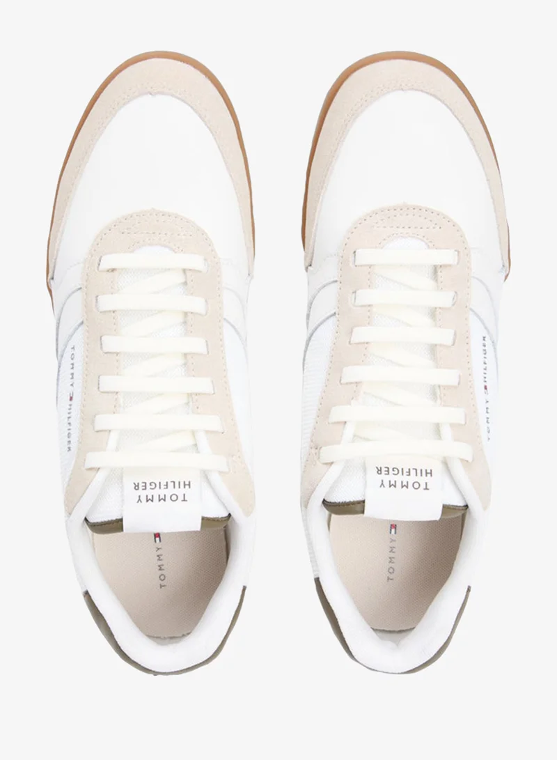 Tommy Hilfiger  Mixed Texture Cupsole Sneakers With Leather for Men | Best Price UAE