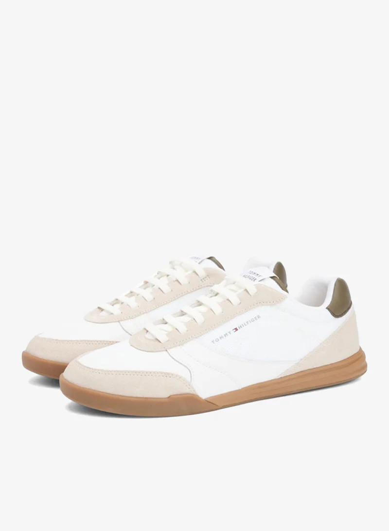 Tommy Hilfiger  Mixed Texture Cupsole Sneakers With Leather for Men | Best Price UAE