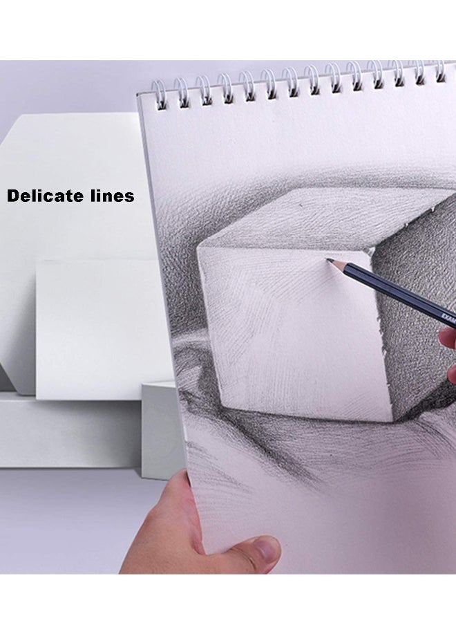 Generic Sketch Book, 8”X11.5” 100 Pages(110gsm), Spiral Bound Artist Sketch Pad, Durable Acid Free Drawing Paper for Drawing, Painting, Sketching or Doodling, Purple Cover, White Paper  - Image 4