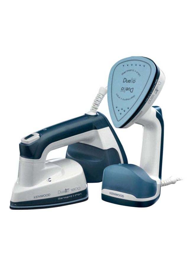 KENWOOD Garment Steamer With Iron 180ml 0.18 L 1000 W GSP40.000WB Blue/White - Image 1
