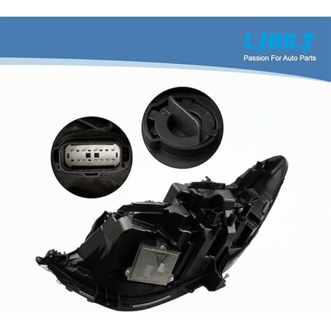 LABLT Headlight Replacement For 2017 2018 2019 Fusion Halogen Headlamp Assembly Right Passenger Side - Image 5