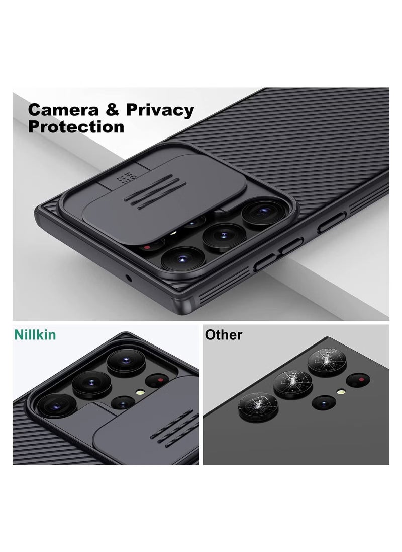 Nillkin Case for Samsung S23 Ultra nillkin CamShield case Protective Cover with Camera Protector Hard PC Ultra Thin Anti-Scratch Phone Case For Samsung S23 Ultra- Black  - Image 5