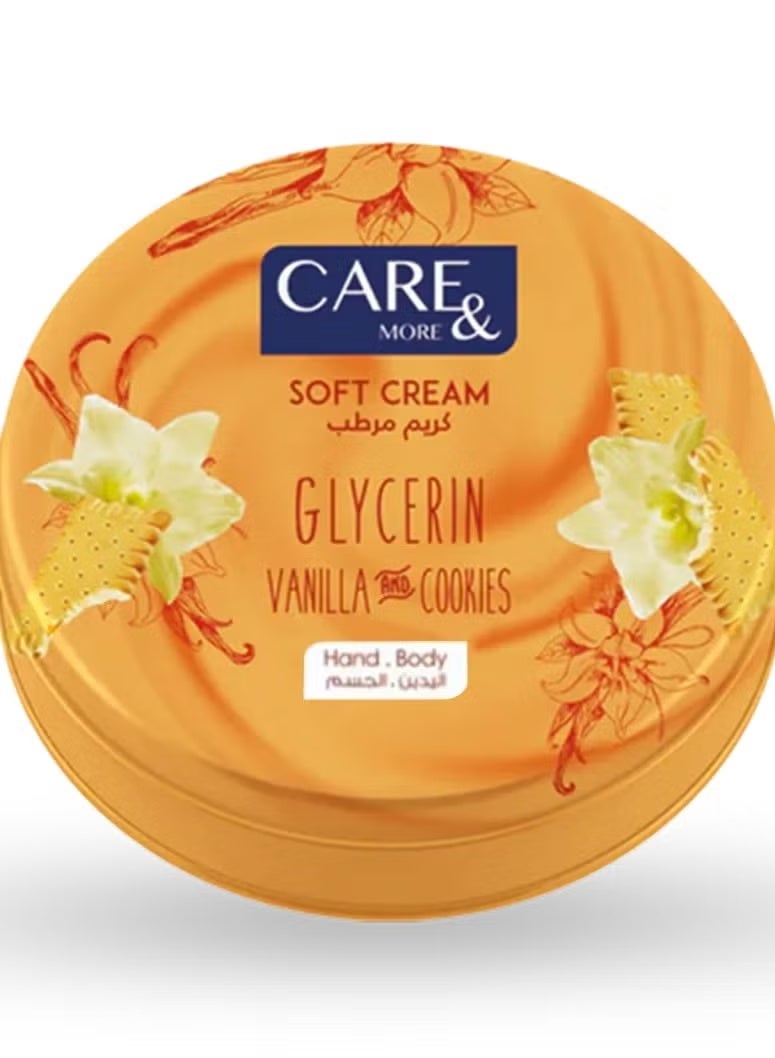 كير & مور كير آند مور كريم ناعم مع الجلسرين والفانيليا والكوكيز - ٧٥ مل