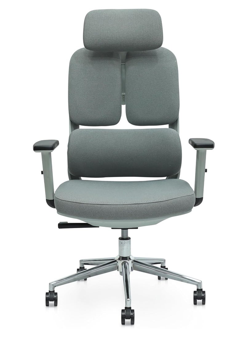 KARNAK KARNAK Ergonomic Office Computer Chair Recliner with Adaptive Lumbar Support Adjustable Headrest Swivel Rolling Desk Chair Task Chairs 90°-120° Tilt Function Adjustable Height,One Size,Black  - Image 4