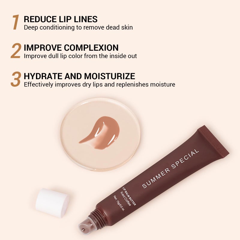 Nobeka Lip Butter Balm Kit â€“ Hydrating & Nourishing Tinted Lip Balm with Shea Butter & Avocado Oil â€“ Lightweight, Non-Sticky, Glossy Lip Care for Soft & Smooth Lips - Image 3