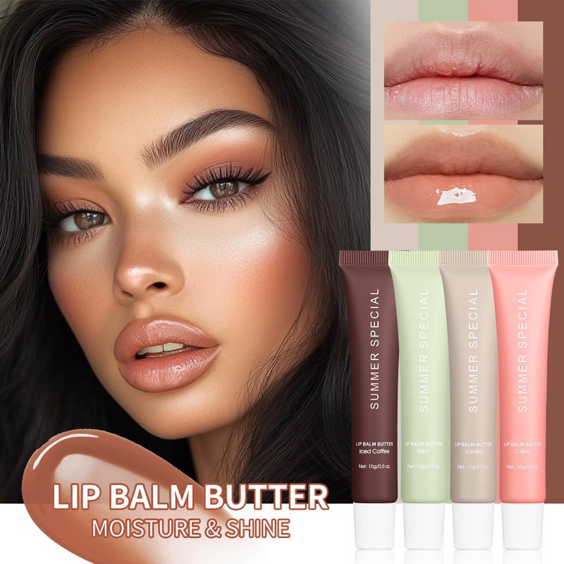 Nobeka Lip Butter Balm Kit â€“ Hydrating & Nourishing Tinted Lip Balm with Shea Butter & Avocado Oil â€“ Lightweight, Non-Sticky, Glossy Lip Care for Soft & Smooth Lips - Image 5