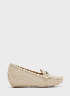 Round Shape Flat Moccasins