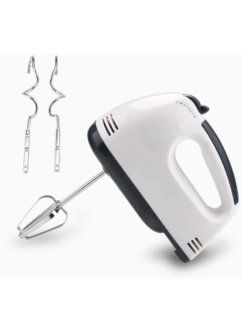 Electric Hand Mixer - 7 Speeds, Stainless Steel Beaters & Dough Hooks - Professional Handheld Mixer for Baking - Eject Button, Whisk, Knead - Mixing, Whipping, Whisking