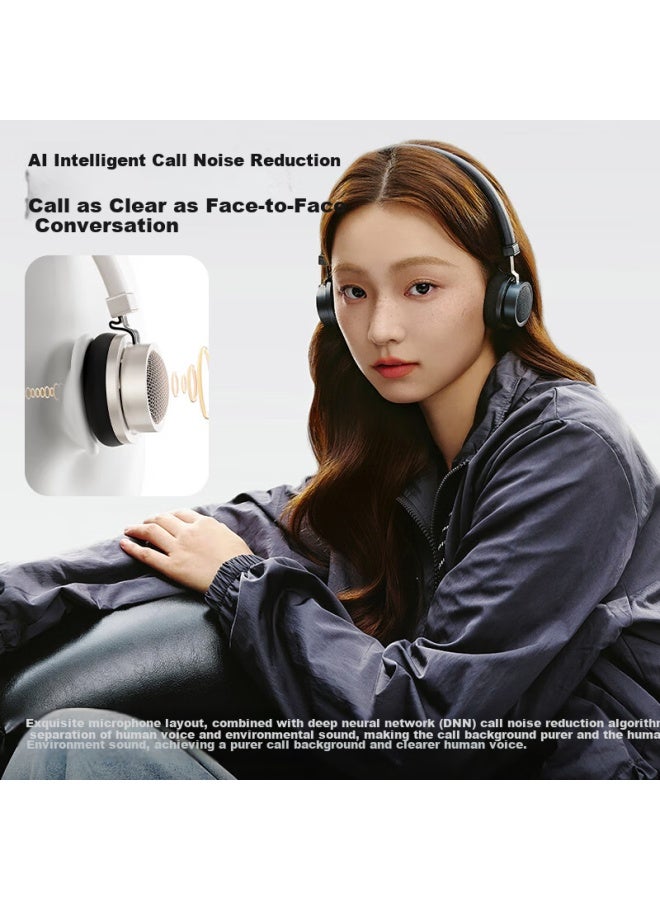 Walker Flower Manbuzhehuazai Doo Ace Wireless Bluetooth Headphones, Retro Fashion Style, Bluetooth 6.0, Wired And Bluetooth Dual-mode Connection, Compatible With Apple, Huawei, Xiaomi, Earth Brow - Image 4