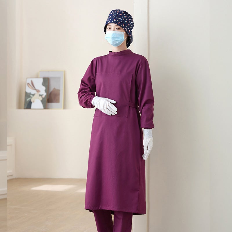 Pure Cotton Surgical Gown For Medical Professionals, Dental Implant Doctor Workwear, Green Scrub Suit, Surgical Gown For Professionals - Image 5