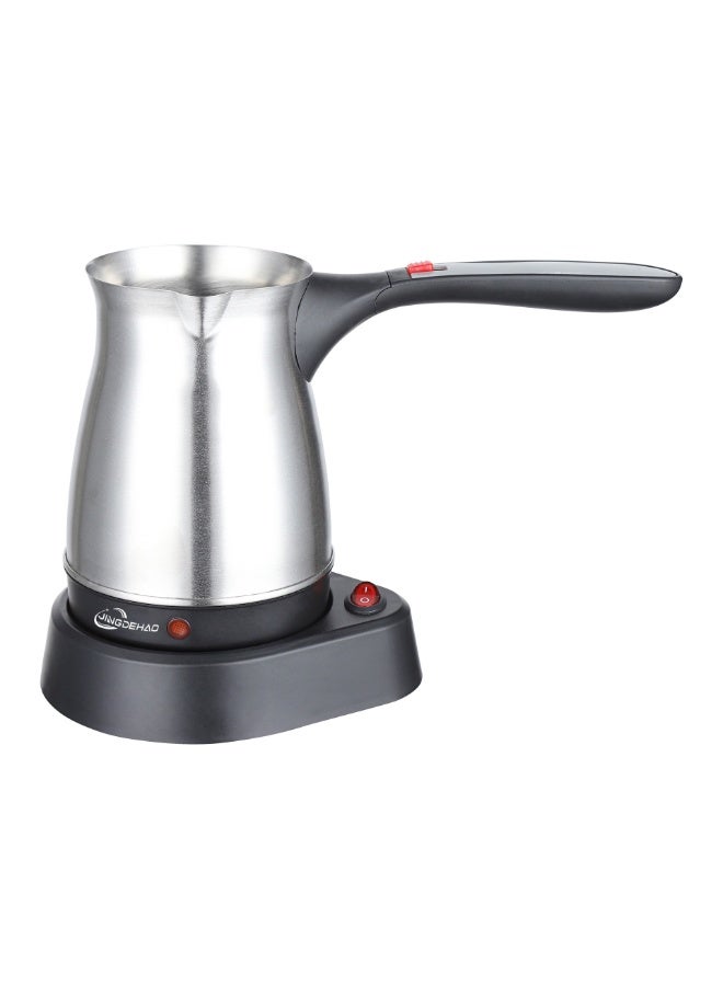 Electric Coffee Kettle,Turkish Coffee Maker, 500ml Stainless Steel Coffee Pot, 600W Fast Heating Coffee Kettle with 360-Degree Rotation, Portable Electric Coffee Boiler for Home Office - Image 2