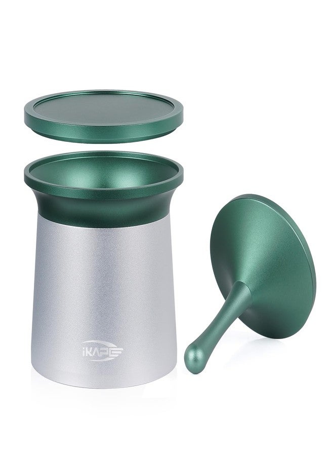 IKAPE 54mm Espresso Powder Receiver Cup, Coffee Powder Receiver Container, Suitable for 54mm Breville Portafilters (Silver) - Image 1