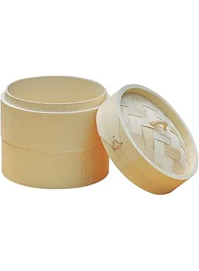 Medium Size Compact Food Steamer Basket With Lid For Bao Buns Camping And Outdoor Cooking - Image 1