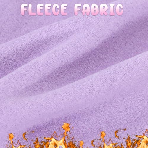 Outrip Breathable Kids Balaclava Ski Mask for Boys Girls - Windproof Fleece Winter Face Mask Cover for Cold Weather (Purple, 5-12 Years) - Image 4