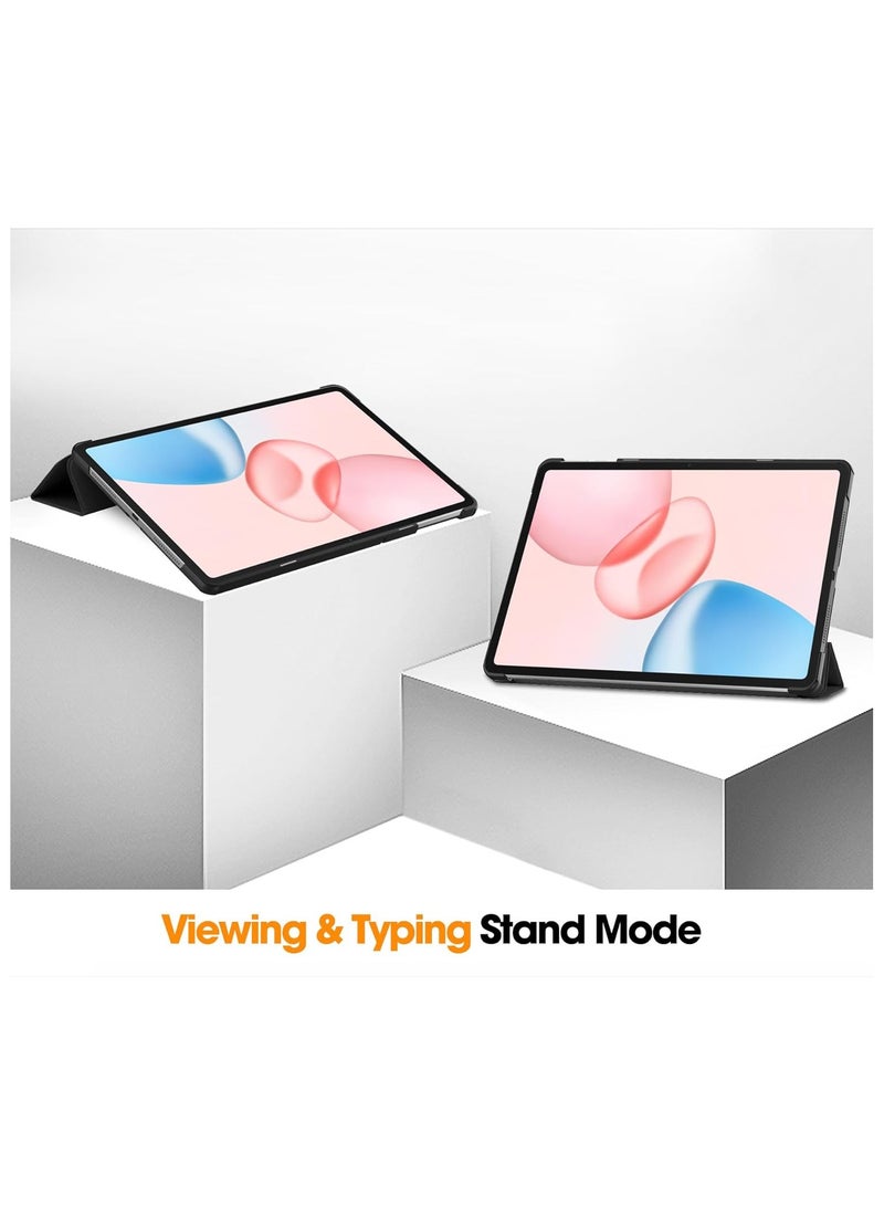 Compatible Honor Pad 10 12.1-inch (2025) Leather Case, Tri-Fold Smart Tablet Case, Multi-View Stand, Auto Sleep/Wake Function, Shock and Drop Resistant - Image 3