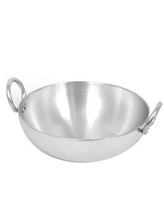 NURAT وعاء قلي عميق من الألمنيوم NURAT® مع مقبض للطهي (فضي، حجم كبير، 2.5 لتر و 4 لتر) حزمة مكونة من 2 - Image 2