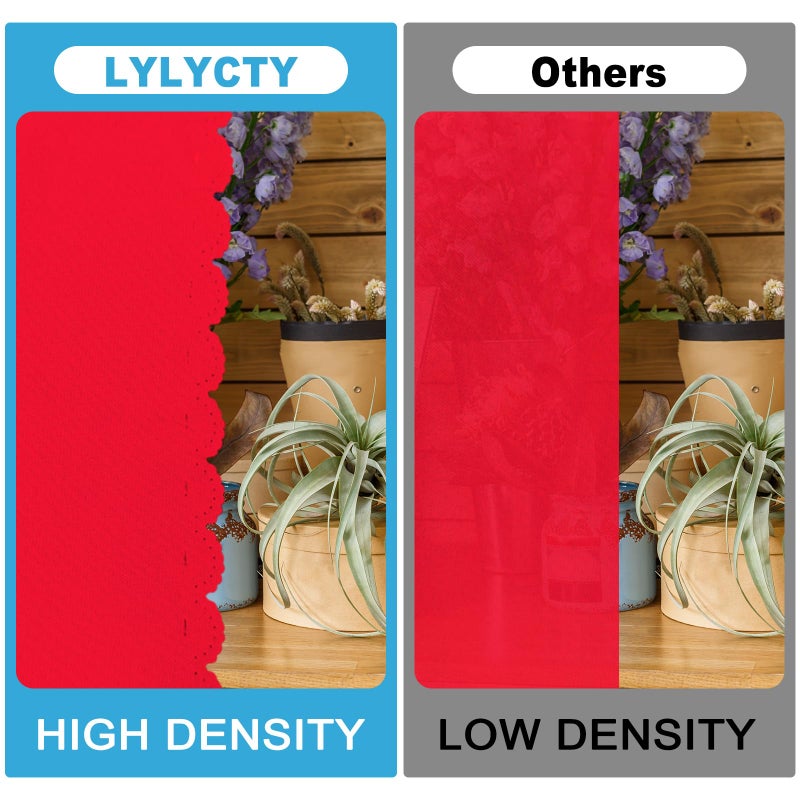 LYLYCTY Red Backdrop for Photoshoot, Professional Photo Backdrop Background Curtain for Product Photography, Portraits, Wedding, Party, Live Streaming Video Recording 5X7 FT (Background Only) - Image 2