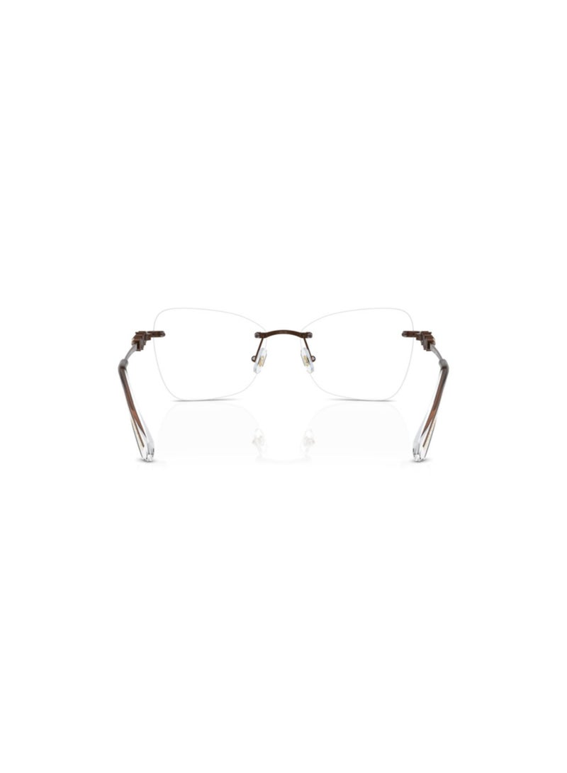 SWAROVSKI Swarovski Woman Butterfly  Eyeglasses- Sk 1014 - Lense Size:53Mm - Light Brown - Image 3