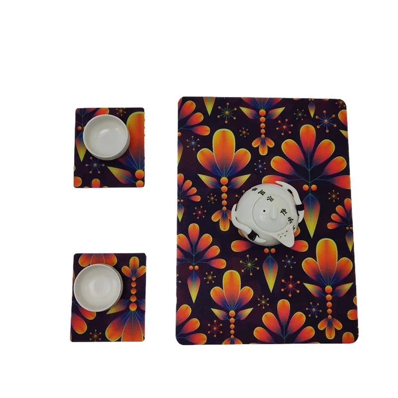 Y&D Thick Felt Coasters – Square High-Quality Absorbent Glass Coasters for Home, Office, Kitchen & Bar – Premium Non-Slip Drink Coasters - Image 2
