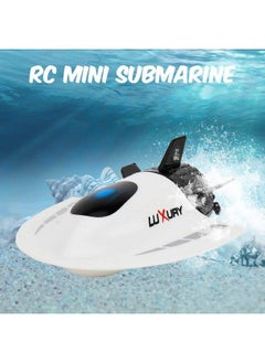 GoolRC Mini Rc Submarine Boat, Remote Control Waterproof Diving Toy For Kids (White)  - Image 4