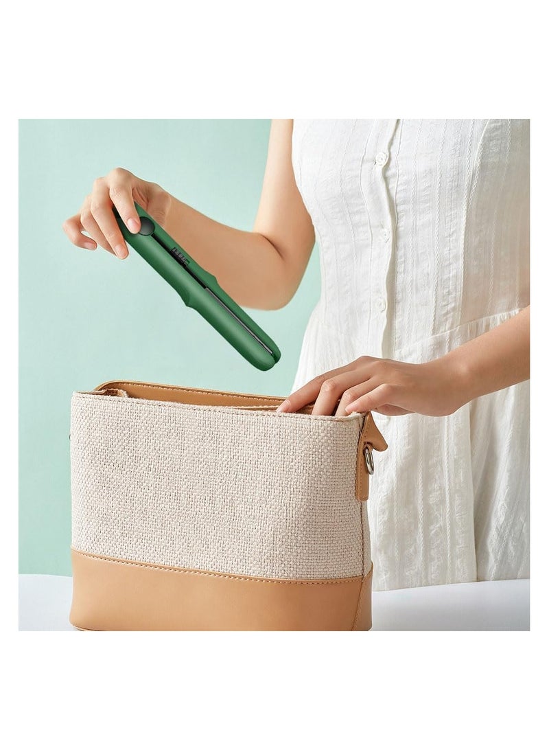 2 in 1 Mini Dual Purpose Curling Iron, 2025 Upgraded Mini Curling Wand & Flat Iron Hair Straightener, Portable Mini Wave Hair Curling Iron Mini Curling Wand for Short and All Hair Types (Pink) - Image 2